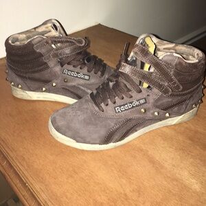Reebok Women's Brown High-Top Sneakers